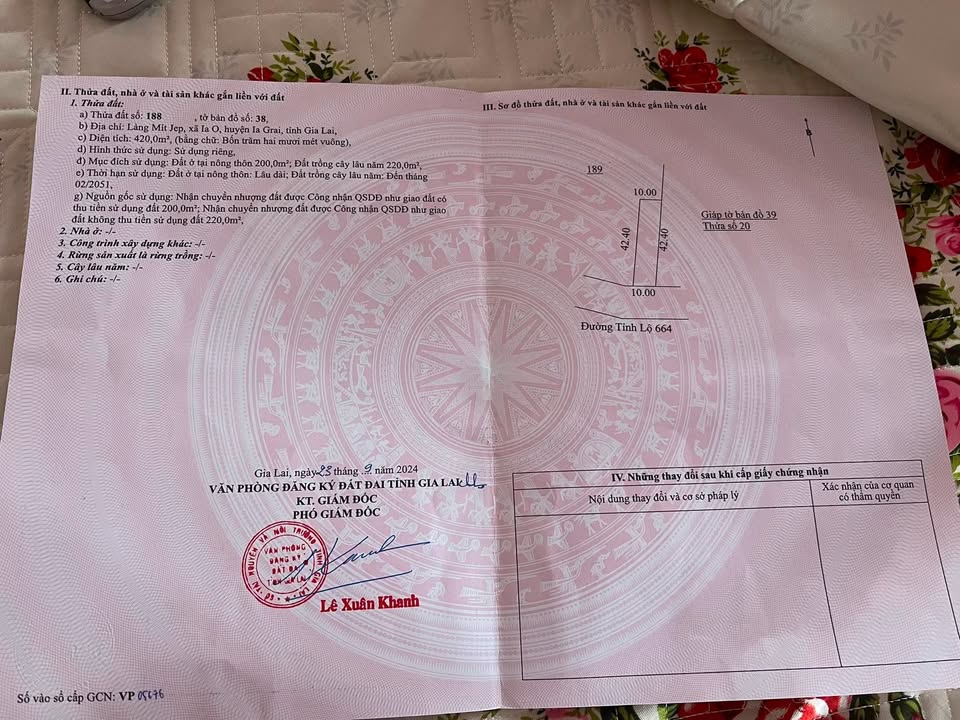 Đất nền Làng Mitjep Ia Grai 420m² 5xx triệu - Sổ hồng chính chủ