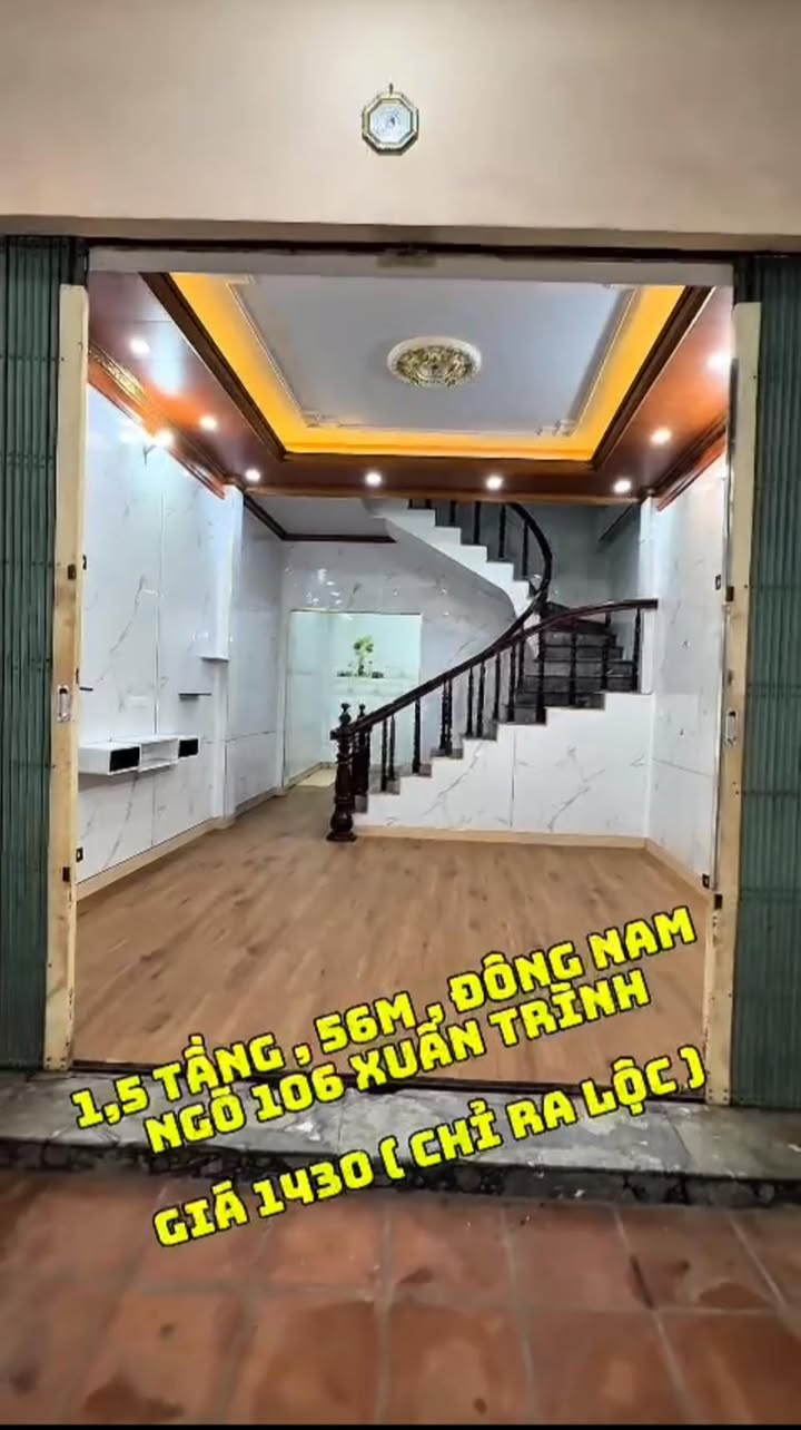 Nhà 1.5 Tầng Ngõ 106 Xuân Trình, Nam Định - 56m², Giá 1.4 Tỷ