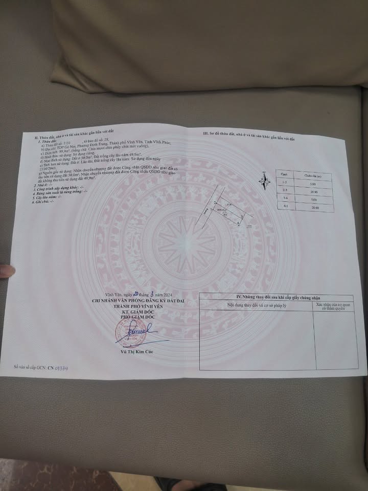 Đất Định Trung, Vĩnh Yên 99.9m² - Đường to ô tô, hạ tầng hoàn thiện!