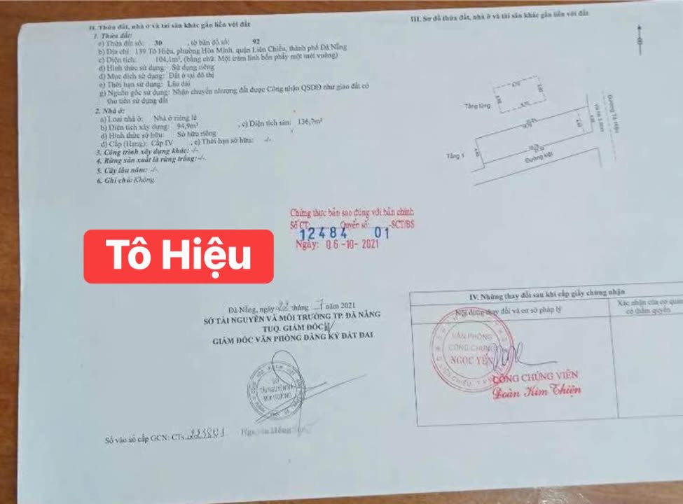 Nhà Phố Đường Tô Hiệu 104m² - Mặt tiền kinh doanh đắc địa!