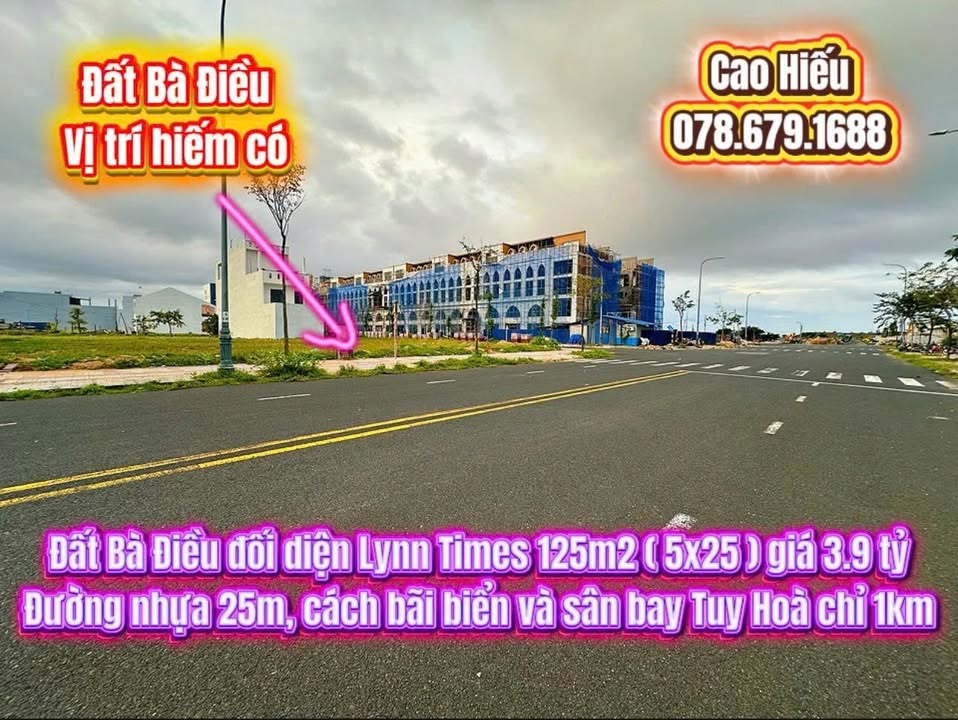 Đất nền Phú Lâm Tuy Hòa 125m² - Đường to ô tô, Sổ đỏ chính chủ!