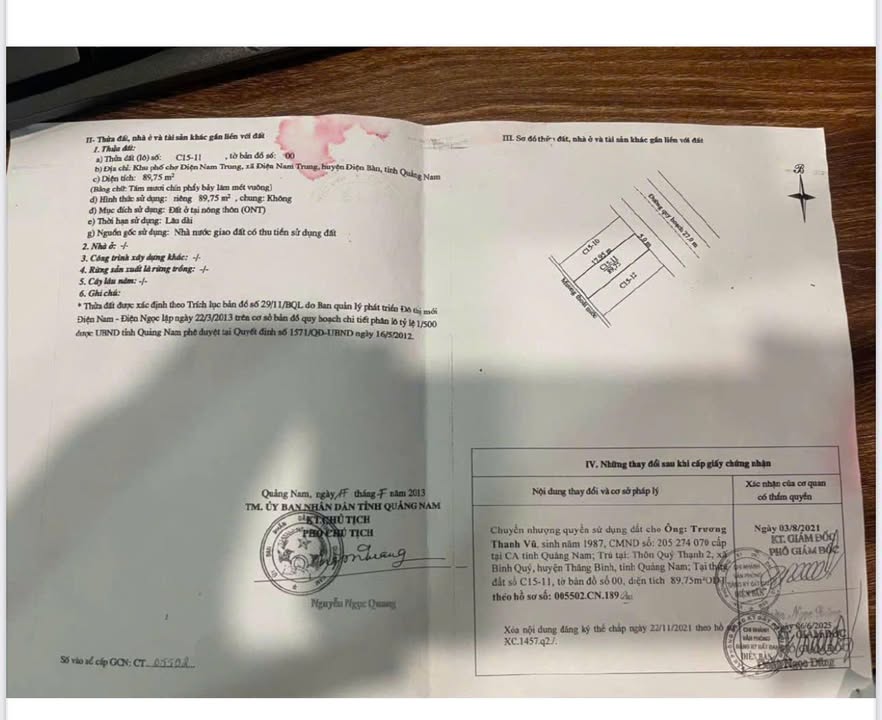 Đất nền Khu phố chợ Điện Nam Trung 90m² - Mặt tiền kinh doanh