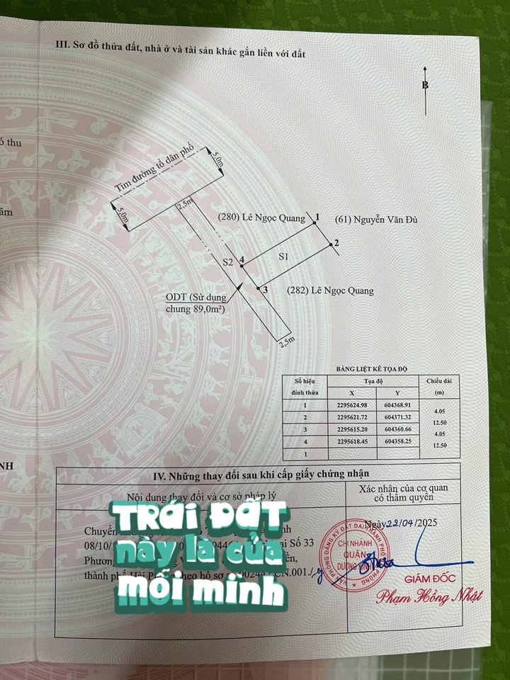 Đất nền Tân Thành, Hải Phòng - 50m² - Giá 1.3 tỷ - Sẵn Sàng Xây Dựng