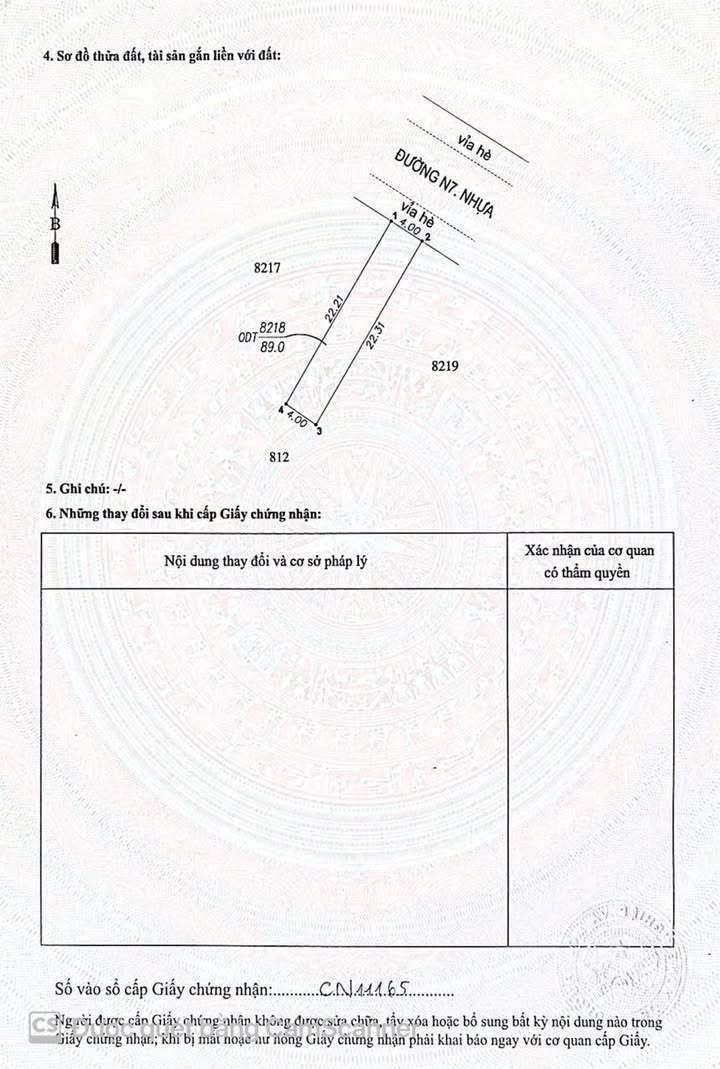 Đất nền Dĩ An, Bình Dương 89m² 4.95 tỷ - Sổ đỏ chính chủ!