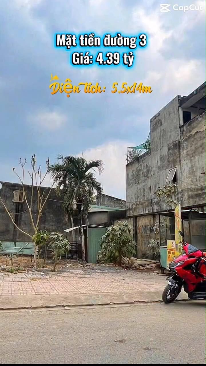 Đất nền Đường số 3 Vinhomes Grand Park 74m² - Sổ hồng riêng, ô tô tới đất!