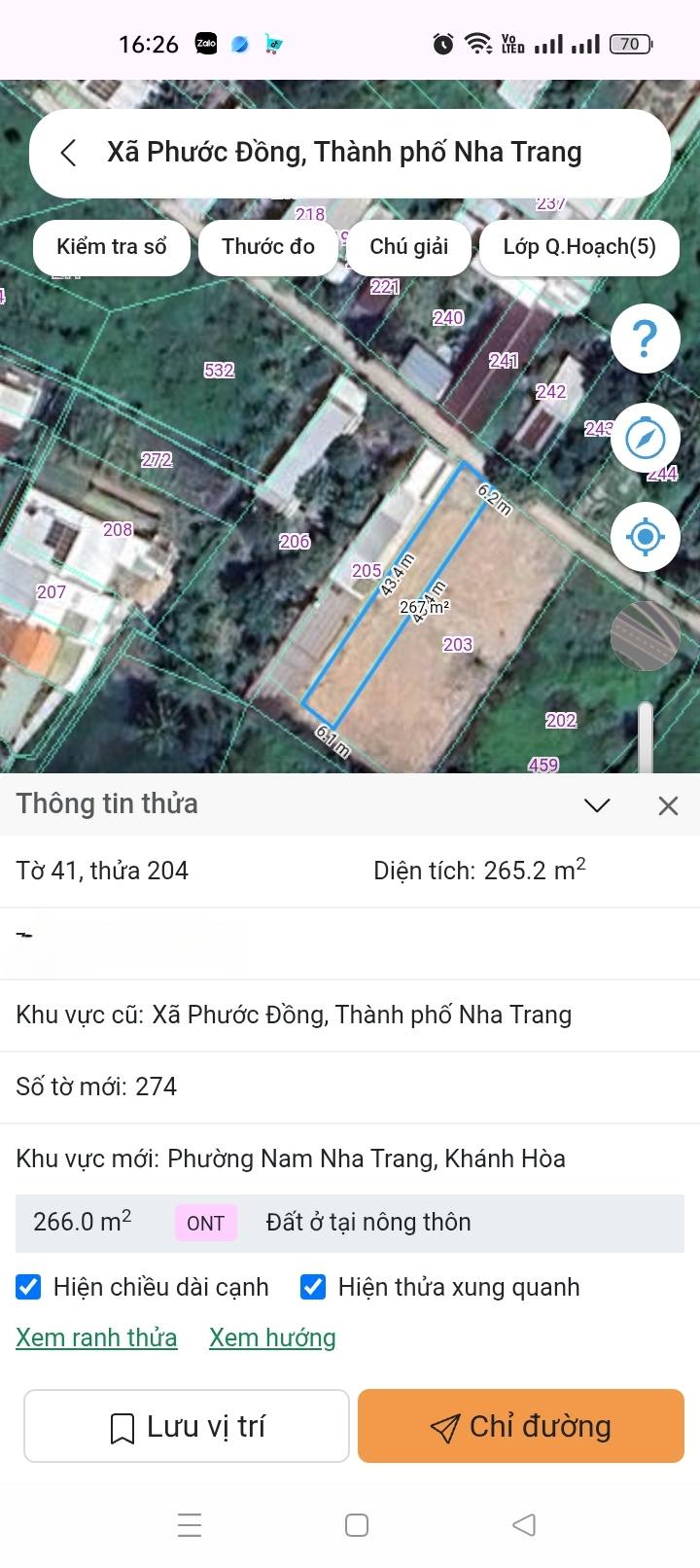 Đất Nền Phước Đồng Nha Trang 265m² - Sổ Riêng Phù Hợp Thổ Cư