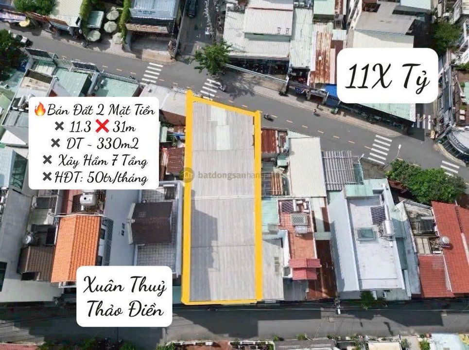 Đất nền Thủ Đức Xuân Thủy 329m² 129 tỷ - Đường to ô tô