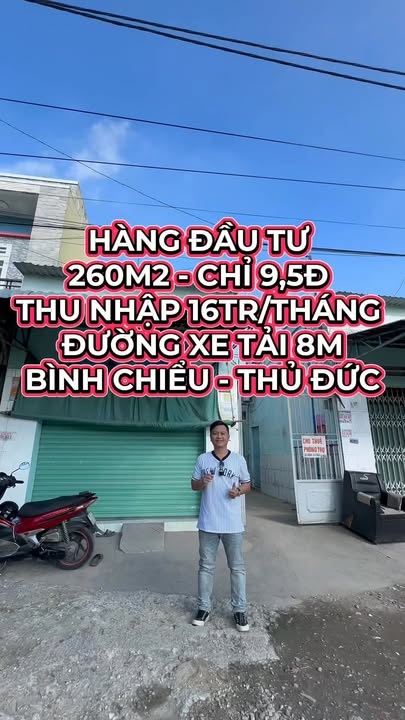 Nhà trọ Ngô Chí Quốc, Thủ Đức 260m² - Thu nhập 16 triệu/tháng