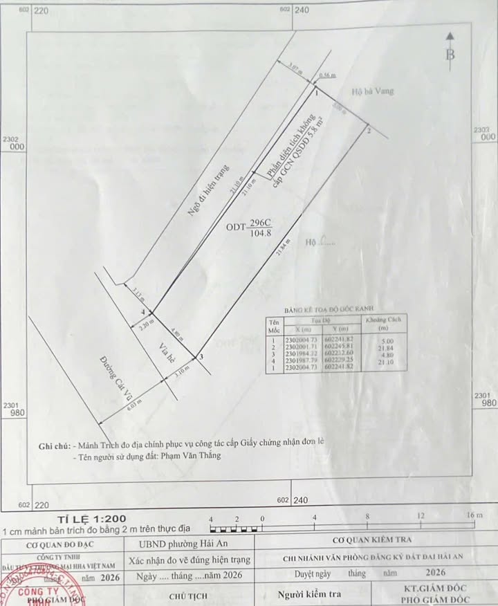 Đất nền Cát Vũ, Tràng Cát 105m² 4.14 tỷ - Tiềm năng tăng giá vượt trội!