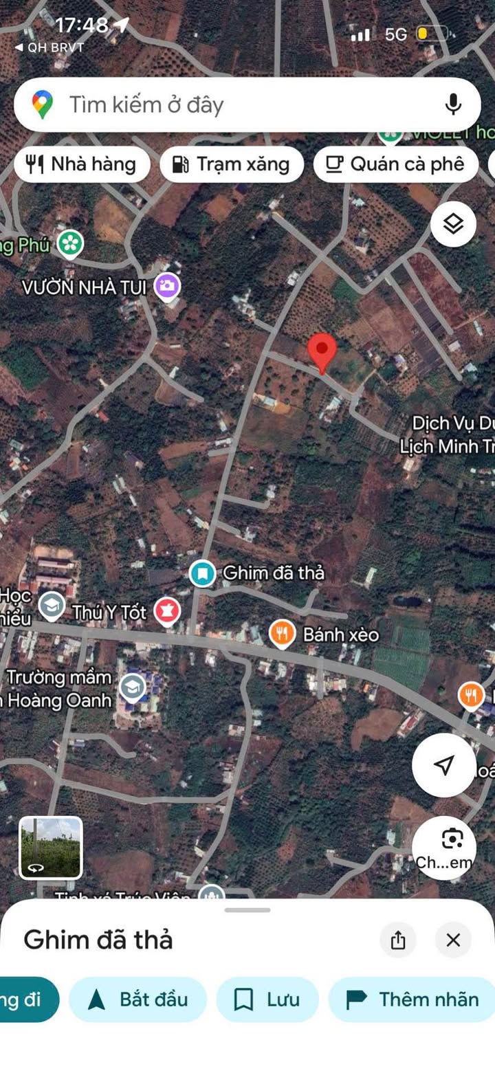 Đất nền Láng Lớn Châu Đức 1214m² - Sổ đỏ, mặt tiền bê tông!