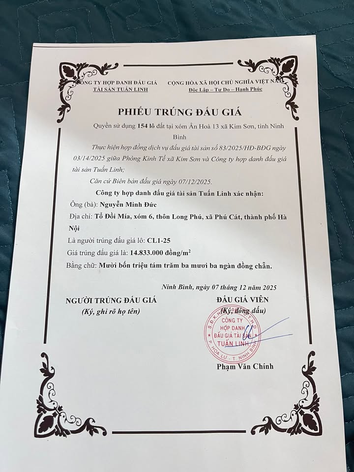 Đất nền Ân Hòa Kim Sơn 120m² - Tiềm năng tăng giá vượt trội!