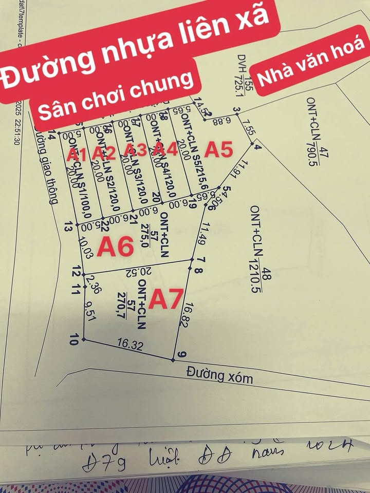 Bán Đất Nền Phú Thọ - 2 Lô Sổ Đỏ Xã Tuy Lộc, Cẩm Khê