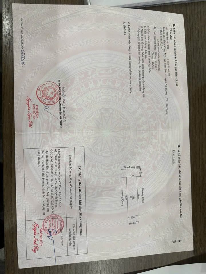 Đất nền Quán Trữ Kiến An 59m² giá 2.5 tỷ - Sổ đỏ chính chủ