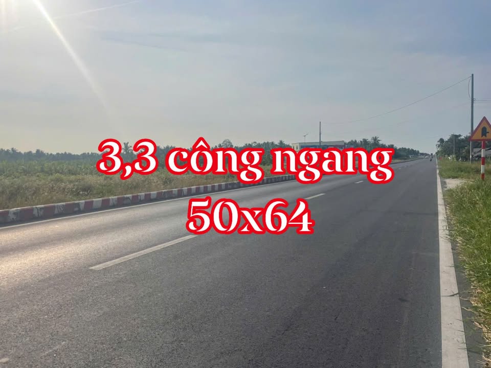 Bán Đất Nguyễn Đáng Trà Vinh 3.300m² - Quy Hoạch Thổ Cư Toàn Thửa