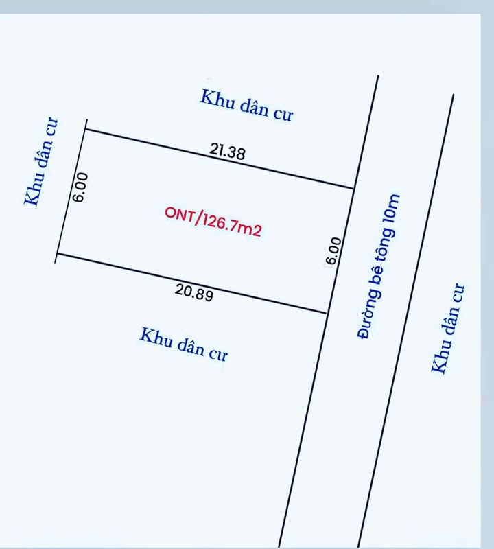 Đất Nam Trực 126m² Sổ Đỏ, Mặt Tiền 10m - Giá 1.05 Tỷ