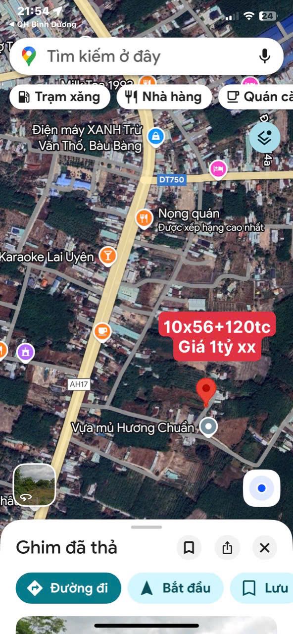 Đất nền Lai Uyên Bàu Bàng 560m² - Tiềm năng tăng giá vượt trội!