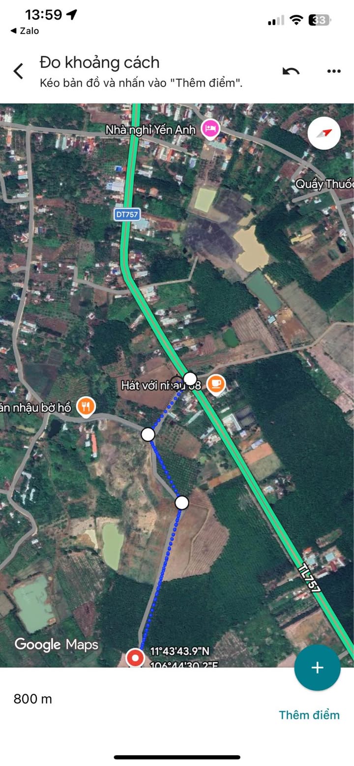 Đất Vườn 2700m² Mặt Tiền 20m - View Suối ĐT757 Củ Chi - 550 Triệu