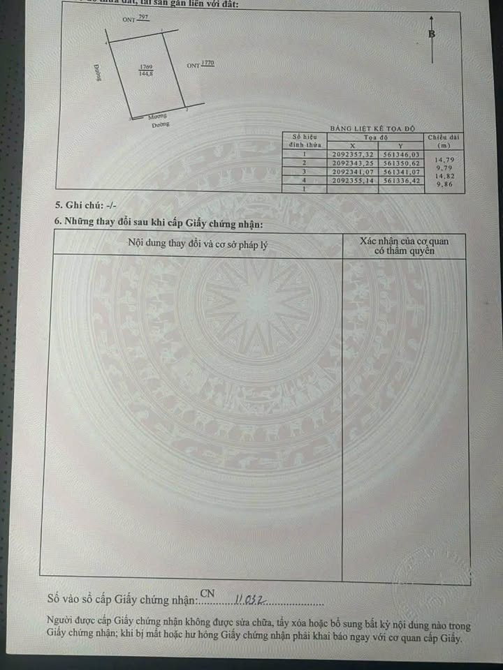 Đất nền Văn Sơn, Đô Lương 144.8m² - Tiềm năng tăng giá vượt trội!