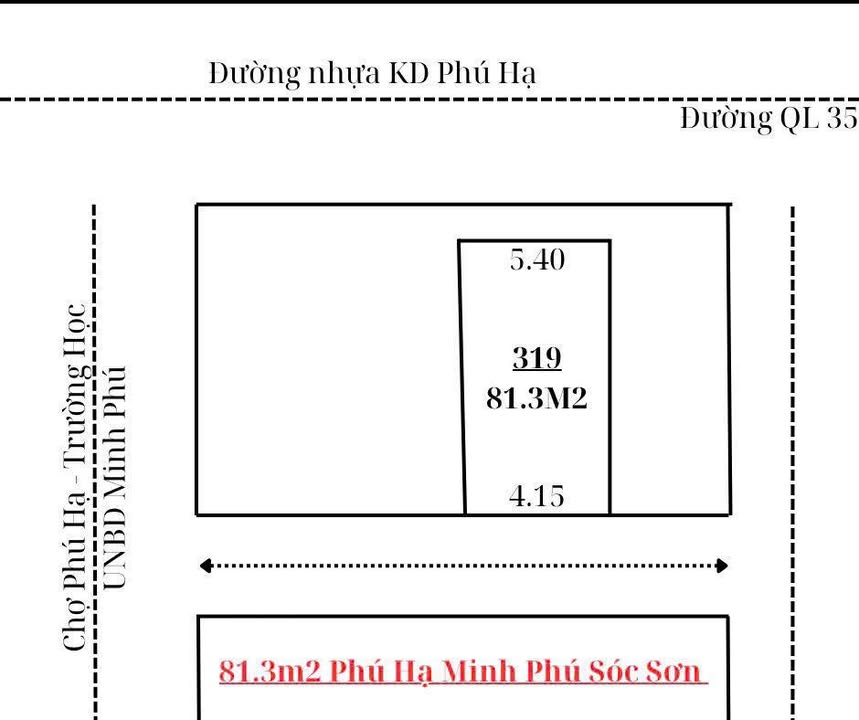 Đất nền Sóc Sơn 81.3m² - Tiềm năng tăng giá vượt trội!