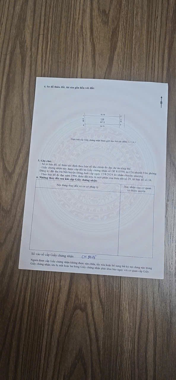 Bán Đất Nền Nguyên Khê Đông Anh 87.5m² - Ngõ Rộng Ô Tô, Sổ Đỏ Sẵn Sàng