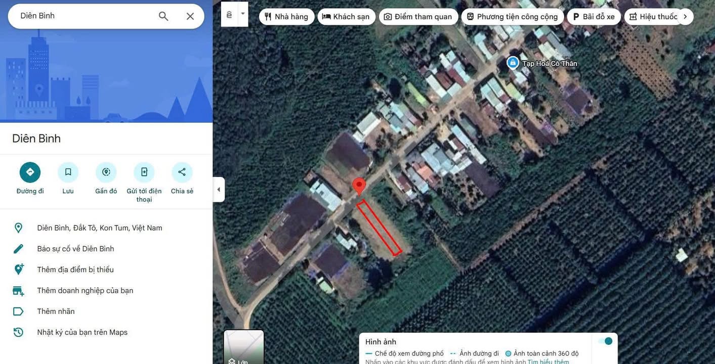 Đất nền Diên Bình, Đắk Tô 200m² - Tiềm năng tăng giá vượt trội!