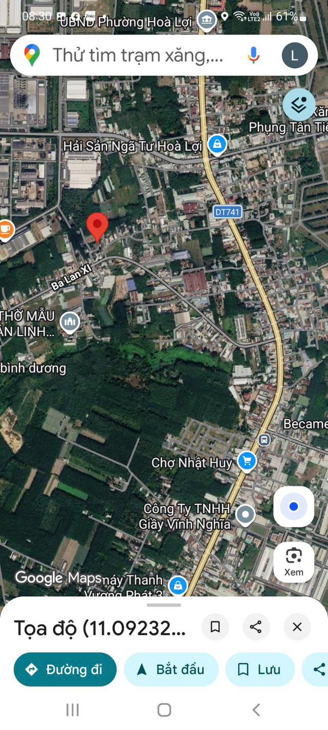 Bán Gấp 4 Lô Liền Kề 210m² Hòa Lợi, Bến Cát - Giá 1 Tỷ/Lô