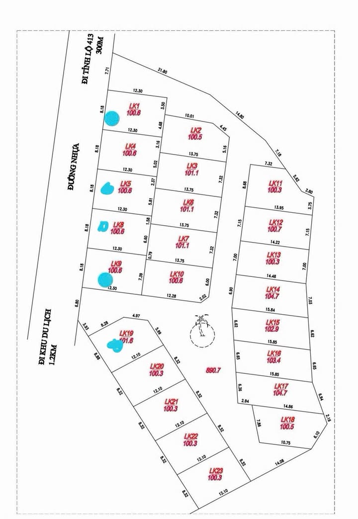 Đất nền Xuân Sơn, Sơn Tây - Sổ đỏ thổ cư 100m², giá từ 1 tỷ