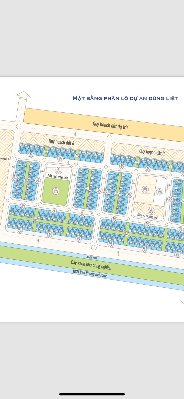 Đất nền Dũng Liệt Yên Phong 100m² 2 tỷ - Sổ đỏ chính chủ
