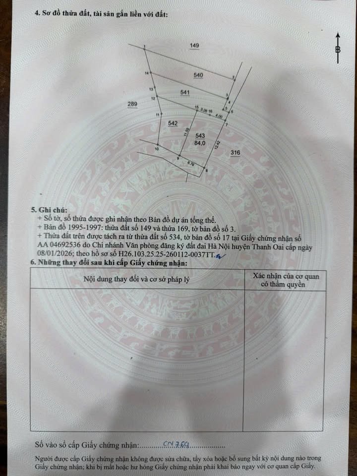 Bán Đất Nền Thanh Oai 84m² - Sổ Đỏ Chính Chủ, Giá Tốt