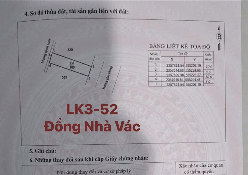 Đất nền 100m² Lâm Thao, Phú Thọ - Hạ tầng hoàn thiện, sổ hồng sẵn!