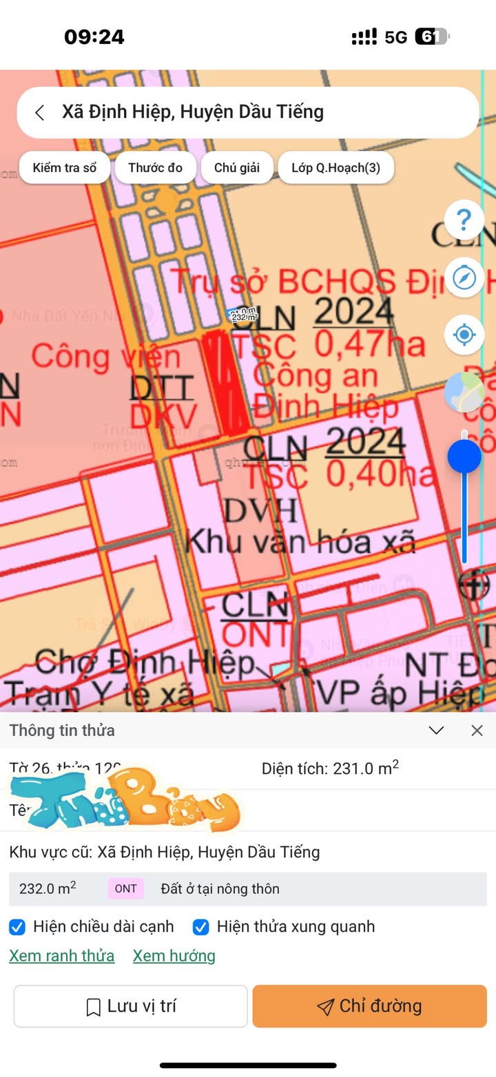 Đất nền Định Hiệp 231m² giá 1 tỷ - Đất thổ cư 100%, pháp lý rõ ràng