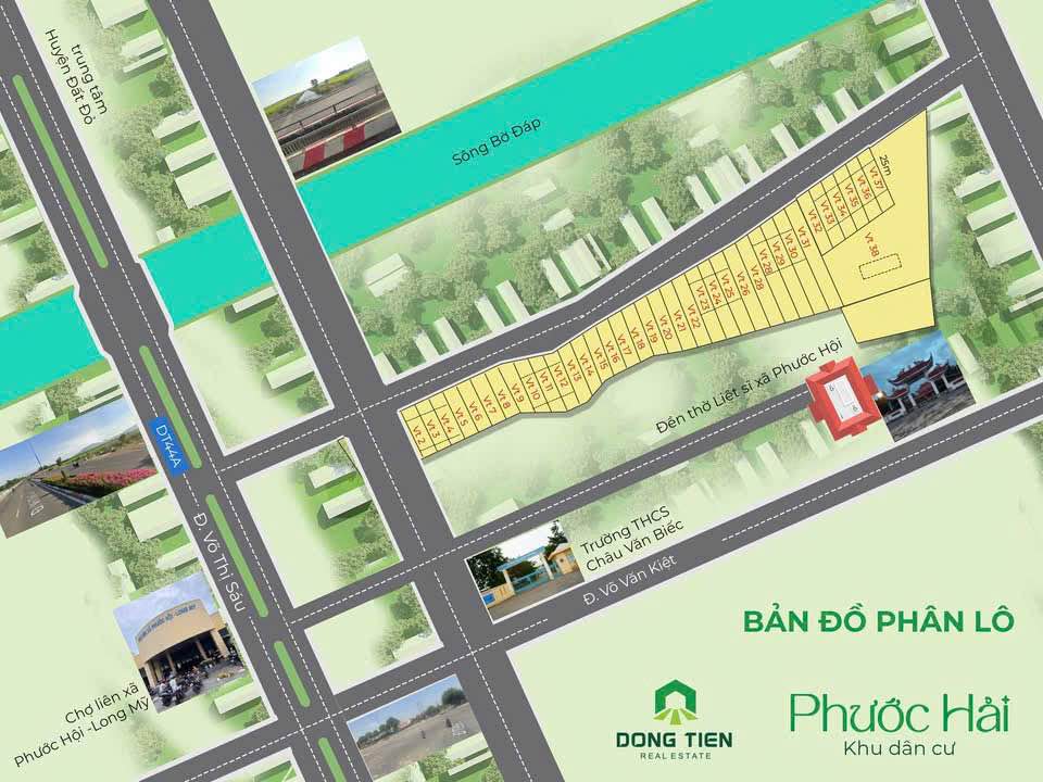 Đất nền Phước Hội, Đất Đỏ 120m² - Sổ đỏ chính chủ, tiềm năng tăng giá!