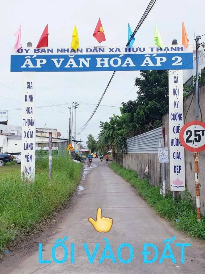 Đất Nền Hựu Thạnh, Đức Hòa 72m² (Sổ Hồng Riêng) - Đối Diện Đại Học Tân Tạo