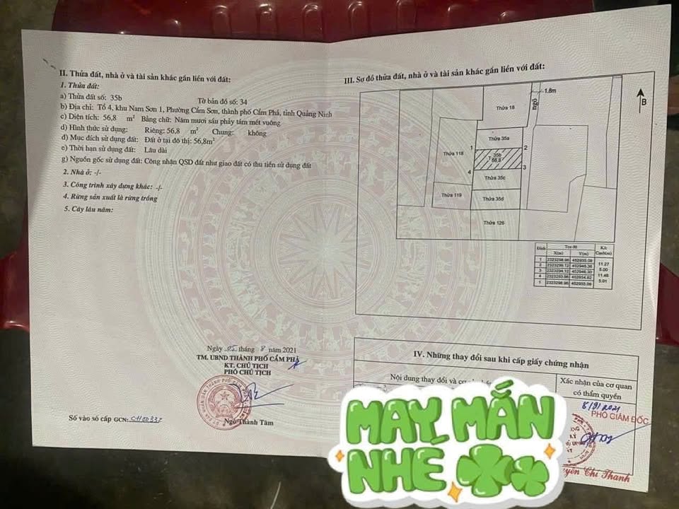 Đất nền Vân Đồn 56.8m² giá 595 triệu - Tiềm năng tăng giá!