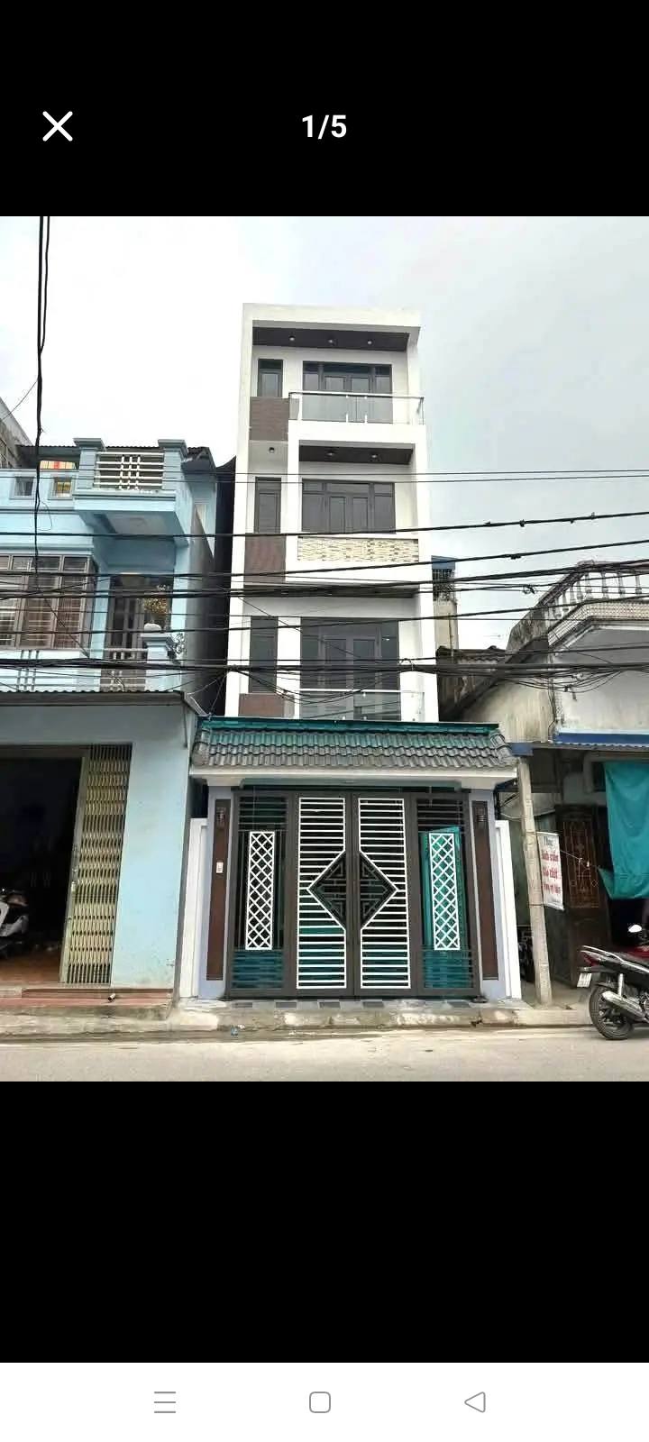 Nhà mặt tiền 4 tầng Lộc Vượng, Nam Định 70m² chỉ 5.6 tỷ - Mặt tiền kinh doanh