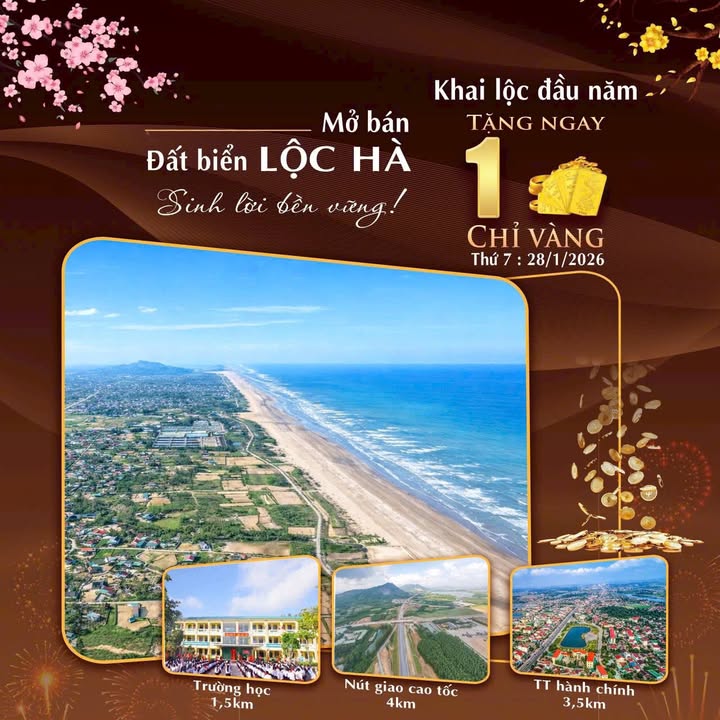 Đất nền Lộc Hà, Hà Tĩnh 110m² 1.1 tỷ - Tiềm năng tăng giá vượt trội!