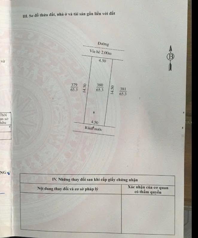 Đất nền Ngõ Hồ Xuân Hương, Hải Dương 65.3m² - Sổ hồng chính chủ