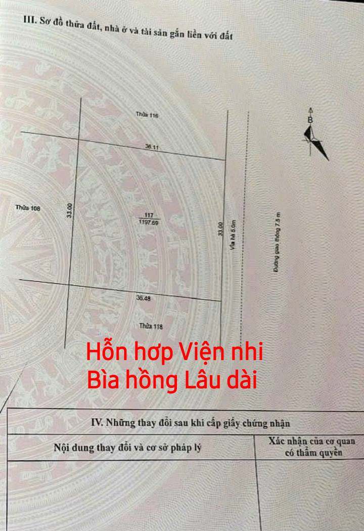 Đất hỗn hợp Gia Lộc 1.198m² 47.92 tỷ - Sổ đỏ chính chủ