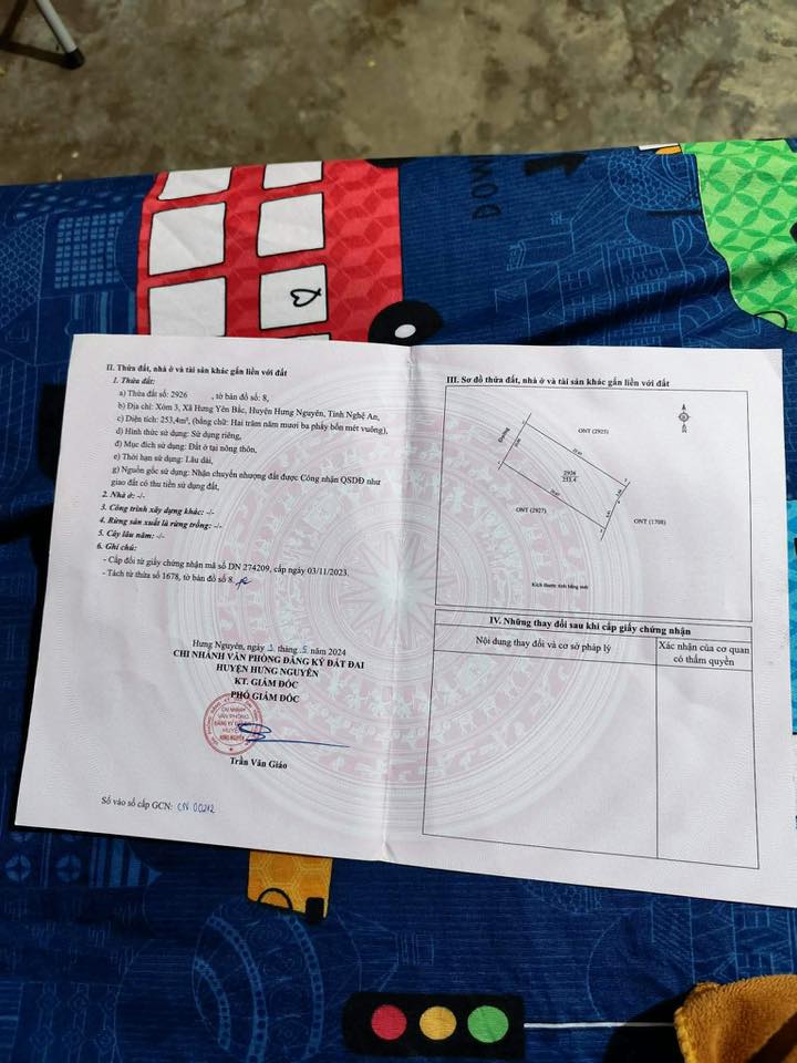 Bán Đất Hưng Nguyên 253.4m² - Sẵn Sàng Xây Dựng, Gần Chợ & Trường Học