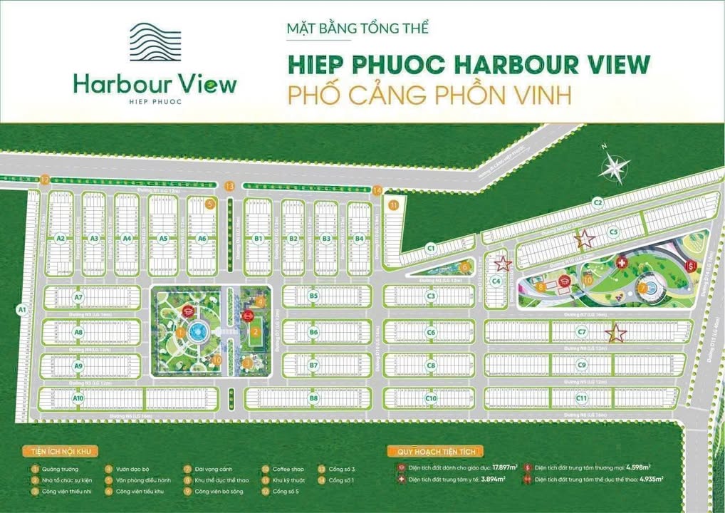 Đất nền Harbour View Hiệp Phước 91m² giá 1.64 tỷ - Sổ đỏ chính chủ!