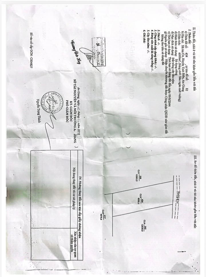 Bán 6000m² Đất CLN Mặt Tiền Đường Ô Tô - An Cư, Tịnh Biên