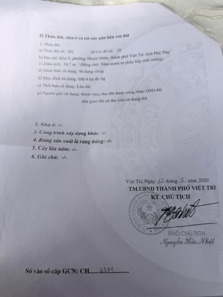 Bán Nhà 3 Tầng Mặt Tiền 54.7m² Phường Thanh Miếu, Việt Trì - Kinh Doanh Đa Ngành