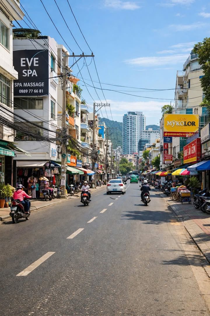 Nhà Phố Nguyễn Thái Học Nha Trang 98.4m² - Mặt Tiền Kinh Doanh Đắc Địa!