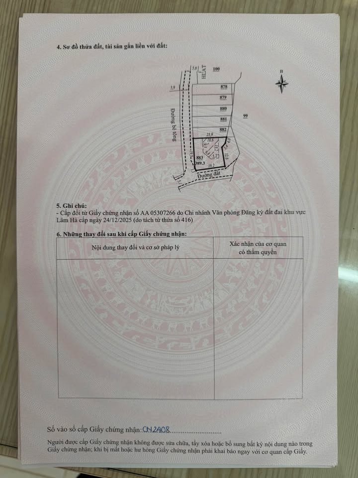 Đất nền Nam Ban 389m² Lâm Hà – Tiềm năng tăng giá vượt trội!