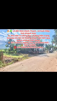 Đất nền Diên Khánh 430m² - Đường ô tô, tiềm năng tăng giá!