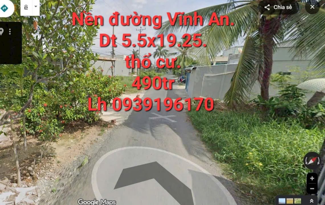 Bán Nền Thổ Cư 104m² Đường Vĩnh An, Bạc Liêu - Sổ Đỏ Sẵn Sàng