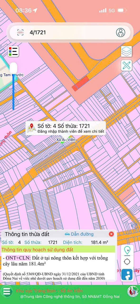 Mặt Tiền Kinh Doanh An Viễn, Trảng Bom - 180m² Giá 2.4 Tỷ