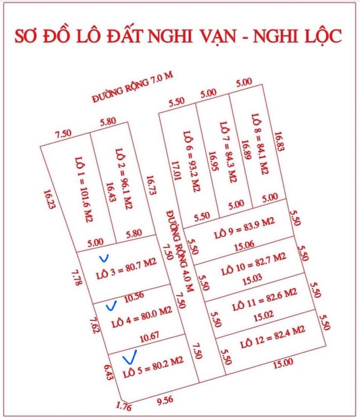 Bán đất Nghi Vạn 80m² - Sổ đỏ chính chủ, giá 900 triệu