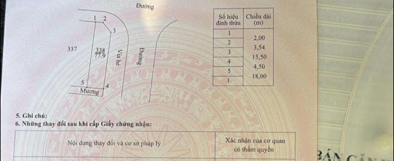 Đất nền TĐC Sông Hiến, Cao Bằng 77.9m² - Sổ đỏ chính chủ!