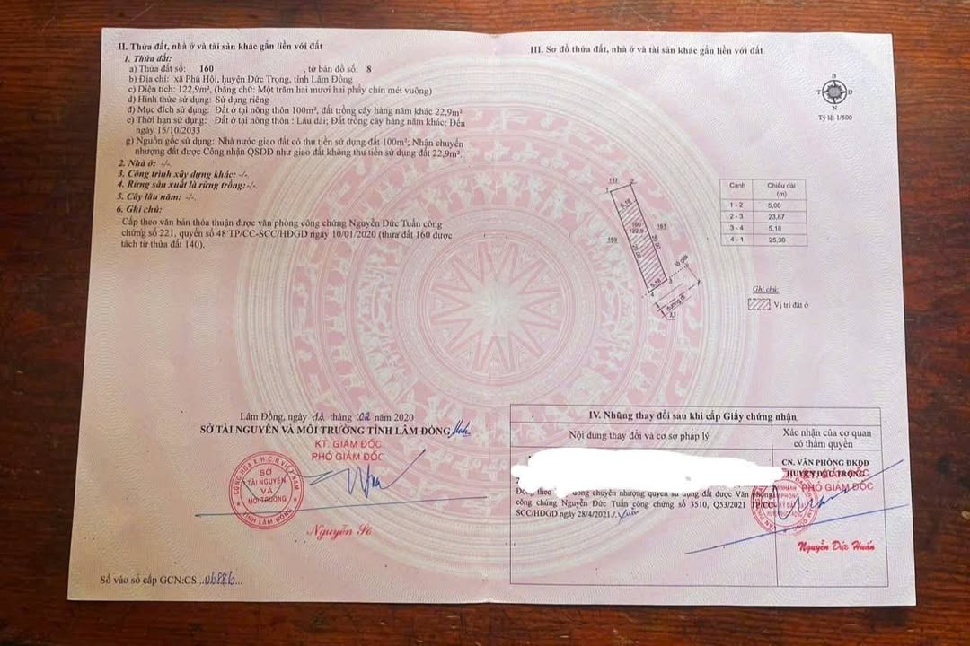 Đất nền Đức Trọng 130m² - Mặt tiền đường nhựa, Lộc Phát